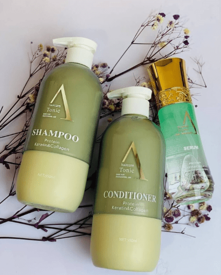 pack capillaire triple a – shampooing + après shampooing + sérum protéiné
