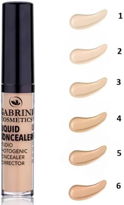 gabrini liquid concealer – teintes 01 à 06 (13 ml)