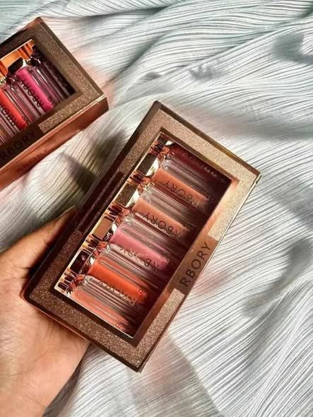 rbory luxury lipstick set – coffret 6 rouges à lèvres
